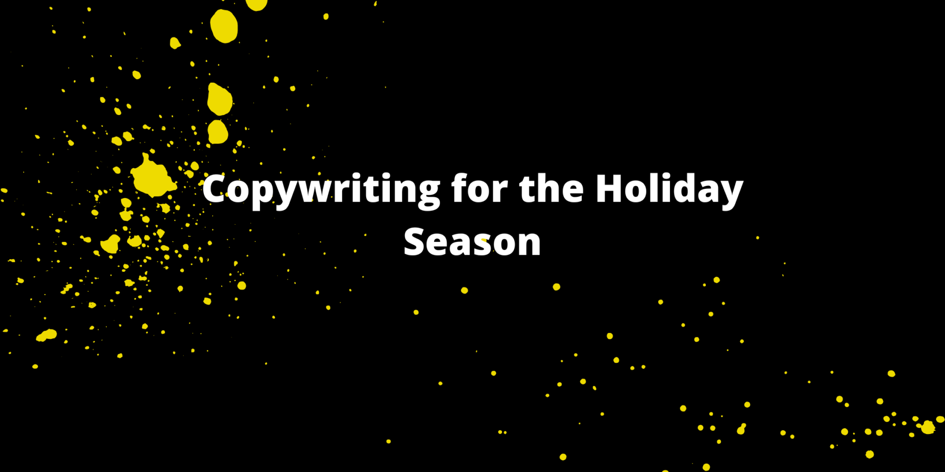 copywriting for the holiday season